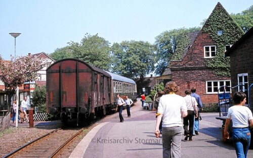 Niebüll Bahnhof 1979 Wasserturm (3)