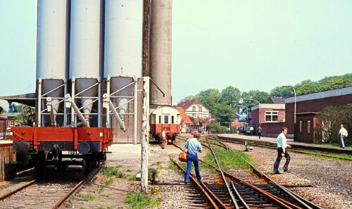 Niebüll Bahnhof 1979 Wasserturm (4)