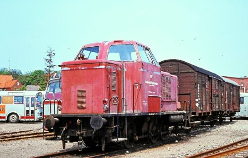 Niebüll Bahnhof 1979 Wasserturm (6)