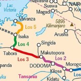 Tansania-Karte-Bauabschnitte-der-Eisenbahn