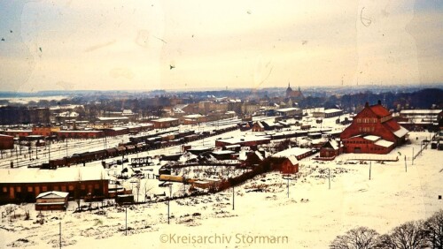 Rendsburg 1965 Bahnhof Güterbahnhof Gbf