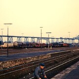 Rendsburg-Bahnhof-Hochbrucke-Dampflok-BR-050-Nord-Ostsee-Kanal-1969-0b