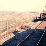 Rendsburg-Bahnhof-Hochbrucke-Dampflok-BR-BR211-V100-Nord-Ostsee-Kanal-1974