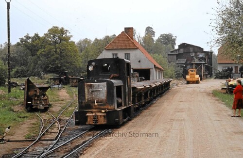 Gudow 1980 Kieswerk Schmalspur 600mm Feldbahn (6)