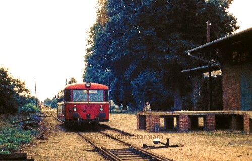 a Kisdorf Bahnhof 1973 Henstedt Ulzburg Bad Oldesloe VT 698 (3)