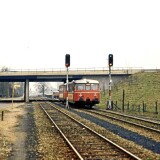 Schnelsen-1975-Tanneneck-Bahnhof-1975-MAN-Triebwagen-Scvhienenbus