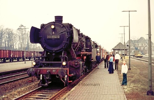 BR 051 654 Ocholt Bahnhof 1975