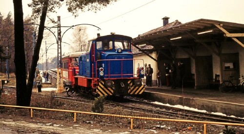 Cordingen Bahnhof 1980 Bomlitz (4) Deutz Lok