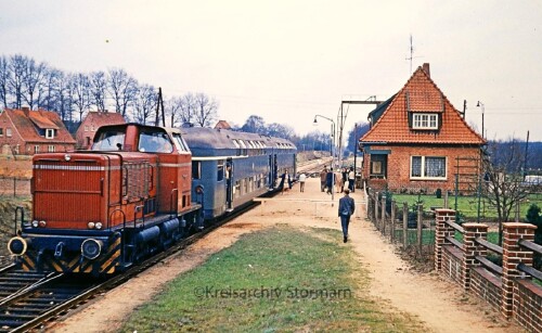 MAK V 82 Dosto Doppelstockwagen LBE Lübeck Büchener Bahnhof Lüneburg 1969 nach Soltau