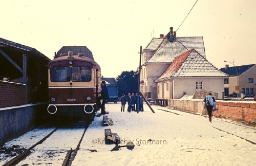 a VT 761 Nuernberg Ankum Bahnhof 1982 nach Bersenbrück (2)