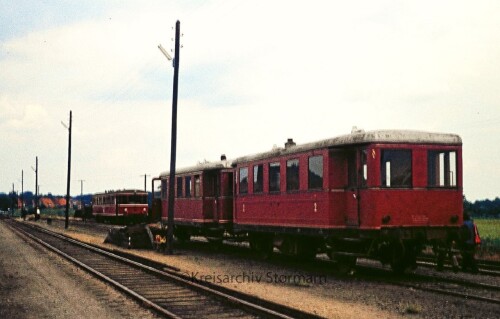 l Worpswede 1974 Gnarrenburg Bahnhof (4)