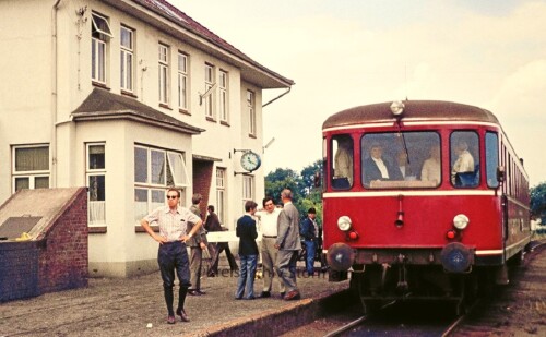 l Worpswede 1974 Gnarrenburg Bahnhof (2)