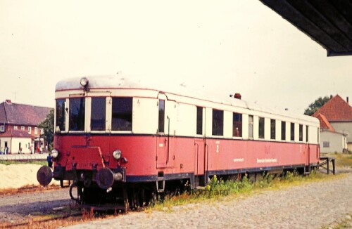 r VT 137 Worpswede Bahnhof 1974 (2)