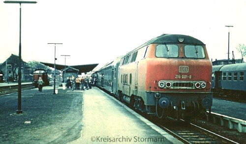 Buchholz Bahnhof 1969 BR 216 V 160 Lollo Dosto LBE