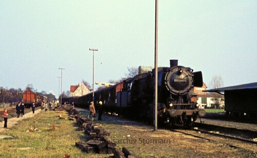 Dannenberg Bahnhof 1974 uelzen Zernien BR 052 544 (2)