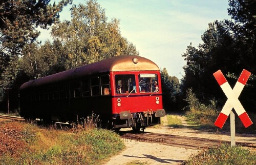 Klein Amerika Bahnhof 1976 MAK Triebwagen (2)
