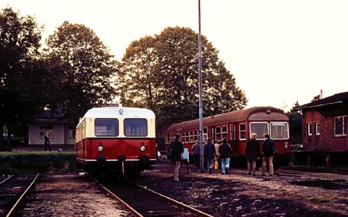 Soltau Bahnhof 1976 Mak Triebwagen a (4)