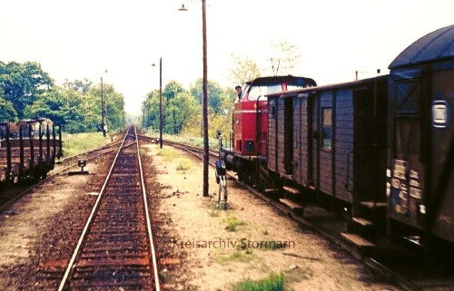 Wittingen Bahnhof Gleise 1974 MAL D 800