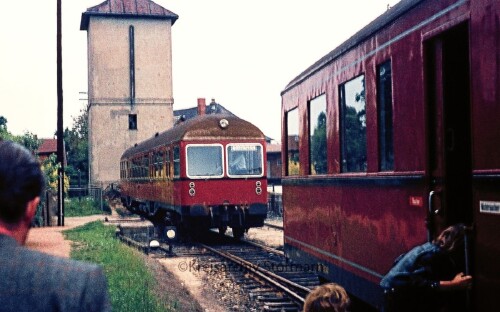 Wittingen Bahnhof MAK Triebwagen 1974 (4)