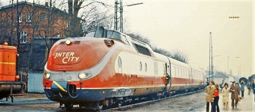 Buxtehude Bahnhof 1979 VT 11.5 BR 601 (1)