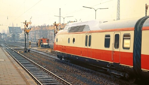 Bremerhaven Bahnhof 1979 VT 11.5 BR 601 Intercity IC DB Deutsche Bundesbahn (1)