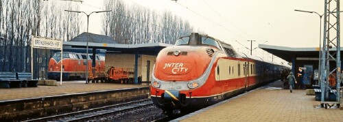 Bremerhaven Bahnhof 1979 VT 11.5 BR 601 Intercity IC DB Deutsche Bundesbahn (3)