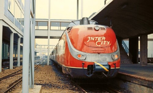 Bremerhaven Bahnhof 1979 VT 11.5 BR 601 Intercity IC DB Deutsche Bundesbahn (5)