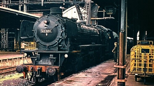 1967 Bremen Hbf Bahnhof Hauptbahnhof BR 41 184