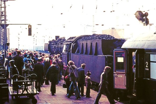 1975 Bremen Hbf Bahnhof Hauptbahnhof BR 051 654 2 Sonderzug Hannover Leerte Bremen Osnabrück (2)