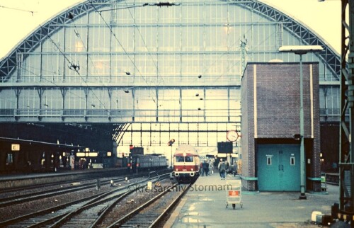 1980 Bremen Hbf Bahnhof Hauptbahnhof