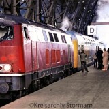 1982-Bremen-Hbf-Bahnhof-Hauptbahnhof-V160-BR-216-LBE-DoSto-Doppelstockwagen-Lubeck--Buchener-Eisenbahn