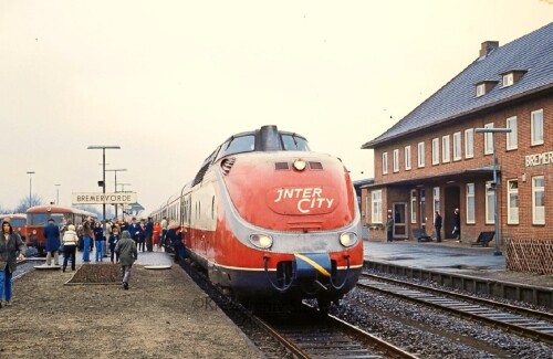 1979 Bremervörde Bahnhof VT 11.5 BR 601 Intercity IC DB (1)
