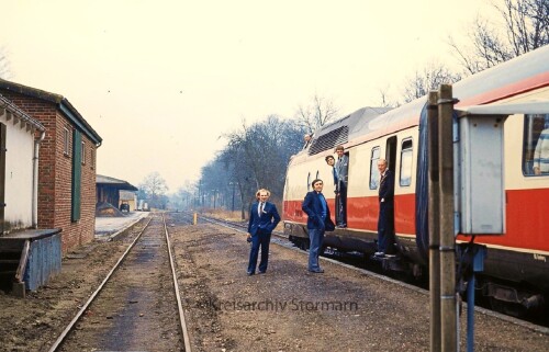 1979 Bremervörde Bahnhof VT 11.5 BR 601 Intercity IC DB (2)