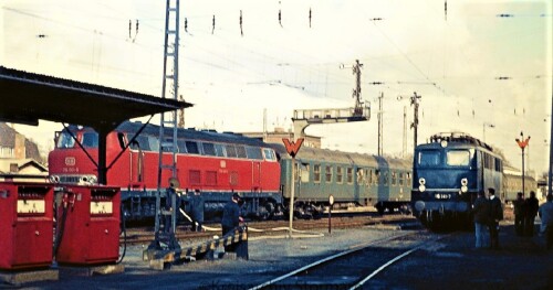 1973 V160 001 BR 216 Lolllo Lüneburg Bahnhof