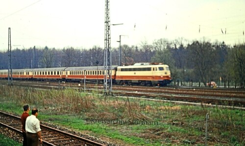 1969 Uelzen Bahnhof TEE BR 110 E10.12