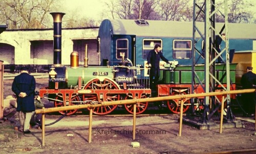 1985 Uelzen Bahnhof und der Adler Sonderfahrt (2)