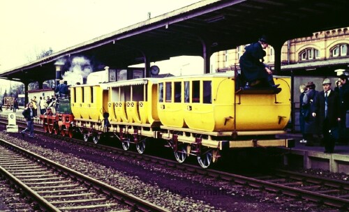 1985 Uelzen Bahnhof und der Adler Sonderfahrt (3)