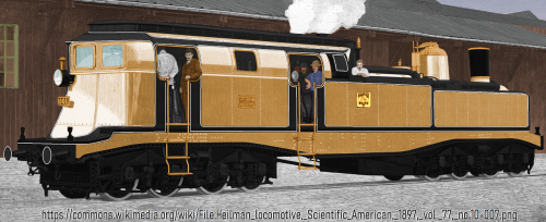 1897 Heilman locomotive,ocker 80 65 40 bretter 40 30 25, messing 58 39 15, Haut 70 50 40,schw 11jkd