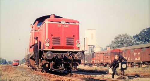 Trittau Bahnhof 1969 BR 212 143 V 100