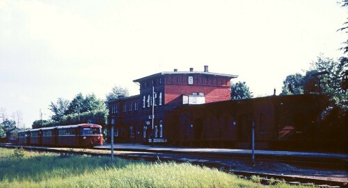 Trittau Bahnhof 1969 BR 698 VT 98 Schienenbus (2)