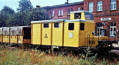 1967 Trittau Bahnhof DB Bundesbahn Baufahrzeuge (8)