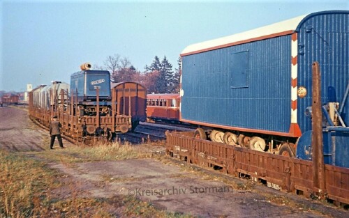 1967 Trittau Bahnhof Verladestraße Rangieren DB a (5)