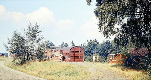 1967 Trittau Bahnhof Verladestraße Rangieren DB a (7)