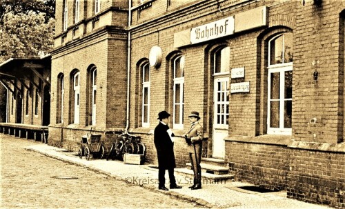Trittau Bahnhof 1973 Filmaufnahmen 3. Reich um 1943 (5)