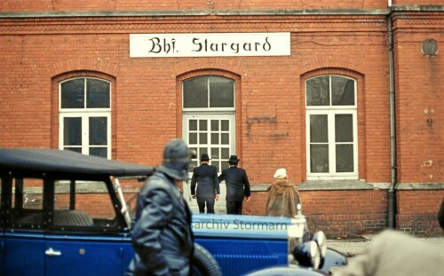 Trittau Bahnhof 1973 Filmaufnahmen 3. Reich um 1944 h (4b)