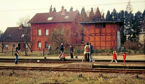 Trittau Bahnhof 1973 Filmaufnahmen Musik (1)