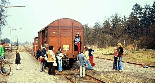 Trittau Bahnhof 1973 Filmaufnahmen Musik (3)