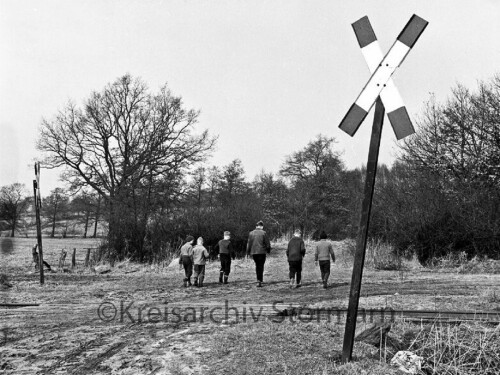 1950 Südstormasche Kreisbahn Südstormarner Bahnübergang