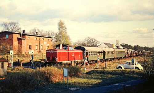 1974 Trittau Bahnhof Militär Bundeswehr Manöver (1)