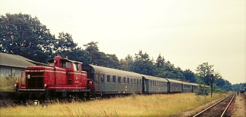 1974 Trittau Bahnhof Militär Bundeswehr Manöver BR 260 V 60 (2)